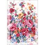  открытка искусство Hasegawa Британия . роза цветок прозрачный лак обработка 