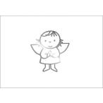  открытка иллюстрации Miffy Dick * bruna ангел ребенок книга с картинками герой ребенок симпатичный серебряный fo il 