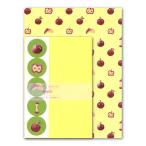  письмо комплект marron125 APPLE яблоко бумага для писем конверт акварельная живопись симпатичный наклейка имеется канцелярские товары 