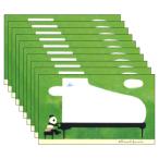  Mini сообщение карта 10 шт. комплект гора рисовое поле мир Akira Panda 55×90mm книга с картинками автор животное музыкальные инструменты музыка иллюстрации 