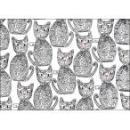  открытка иллюстрации серебряный кошка . вдавлено . обработка есть сообщение карта Франция производства 