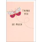  Mini поздравительная открытка многоцелевой * спасибо солнечный кий бабочка . Valentine День матери модный сообщение карта 