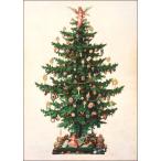 ポストカード クリスマス アート 作者不詳 クリスマスツリー 148×105mm メッセージカード 郵便はがき