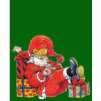  Mini орнамент карта Рождество карта Santa Claus сообщение карта конверт имеется зеленый шнур имеется 