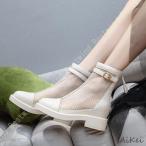 ブーツサンダル レディース サマーブーツ シューズ ヒール7cm ブーツ サマーブーツ ブーツサンダル スプリングブーツ アンクルブーティ 夏春ブーツ