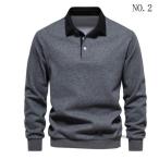  Golf одежда мужской Golf футболка Golf рубашка мужской половина Zip с высоким воротником тянуть over ta-toru шея осень-зима casual длинный рукав 