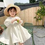 ショッピング韓国子供服 【特価】長袖ワンピース◇韓国子供服韓国子ども服女の子カジュアルナチュラルキッズボーダー柄春秋8090100110120130