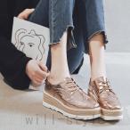  толщина низ оксфорды металлик Корея oru коричневый n Street обувь Loafer .. серия красивый ... обувь manishu