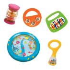 ファーストミュージックセット / Halilit(ハリリット)　ボーネルンド　楽器5点セット　ラッピング無料サービス