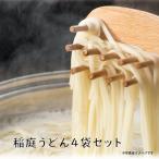 送料無料 六義庵 稲庭うどん100g×4袋 【化粧箱なし】麺 乾麺 細うどん うどん 稲庭 乾麺 高級 コシ お買い得 お試し メール便