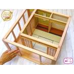  японский стиль кукольный дом -37 Mini мир .6 татами -ro type пол между *. сторона A(1/12 шкала ) из дерева be стул gi нет покраска ширина 43.5cm сделано в Японии день сам работник ручная работа товар миниатюра оригинал 