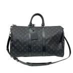 【LOUIS VUITTON】ルイ・ヴィトン キーポル バンドリエール45 M40569 ボストンバッグ メンズ モノグラム エクリプス 2WAY 旅行バッグ ハンド ショルダー付 中古
