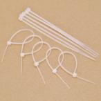 [ flat line импортные товары ] запасные части кабельная стяжка 10 шт. комплект белый цвет 1.8mm×100mm 2.5mm×100mm