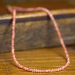 K10サンストーンマシンカットネックレス