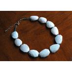 ブルーカルサイトネックレス