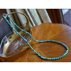 シルバー925クリソコラロングネックレス