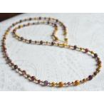 ジャスパー淡水パールロングネックレ...