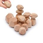 Mamimami Home 積み木 木のおもちゃ 立体 3Dデコボコ積み木 大人がムキになる 木製パズル 100％の木 安全無塗装 モン