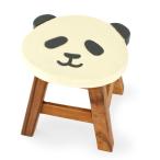 手作り ウッドスツール ロータイプ スツール パンダ0054