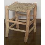 ショッピングモロッコ 手作りモロッコオレンジツリースツールFNT-X-001座面30cm×30cm　高さ42cm