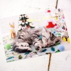  кошка. открытка Рождество карта Merry Christmas Ame шоу Xmas карта канцелярские товары канцелярские товары кошка смешанные товары кошка товары кошка смешанные товары .. рисунок кошка смешанные товары 