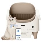 自動猫トイレ 大容量7.8L 自動清掃 オープントップ設計 スマホ管理 猫トイレ 臭いが漏れにくい センサー搭載 多頭飼い対応 組み立て簡単 IOS/Android対応