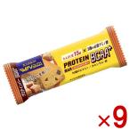 ブルボン プロテインバー BCAA+ キャラメルクッキー 9入 (ポイント消化) (np-2) (賞味期限2026.1月末) メール便全国送料無料