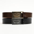  мужской ремень пряжка Levi's Levi's Logo натуральная кожа ремень 38mm черный Brown USA прямой импорт модель джинсы Denim ko-te11LV0253 бесплатная доставка выгода tok2WEEKS