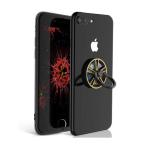 スマホ リング バンカーリング ハンドスピナー機能付 落下防止 スマホタブレット リング iPhoneX iPhone8 iPhone7 タブレット