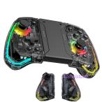 switchコントローラー スイッチプロコン Switch対応 RGBスイッチコントローラーグリップコントローラー 携帯モード TURBO連射 6軸ジャイロセンサー 透明