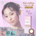 アイコフレワンデーUVMビューサポート 30枚入 6箱 送料無料 処方箋提出 カラコン 1day