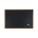 アンティーク ブラックボード A1サイズ W900×H600×D15mm 縦横両用 艶消し マグネット使用可 蛍光ボードマーカー 吊り下げ紐付き