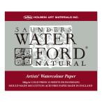 WATERFORD ウォーターフォード 水彩紙 コットン100％ 300g/m2 中目 ナチュラル ブロック F10 (530×455mm) 12枚とじ EB-F10