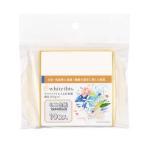 white ibis белый I винт акварель бумага хлопок * Pal p300g/m2 маленький глаз Mini карточка для автографов, стихов, пожеланий 75×75mm 10 листов WHSK-03