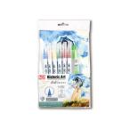 . бамбук clean цвет настоящий brush ручка на водной основе акварель введение комплект ~6 цвет ...mone~ WM-21/RB6V