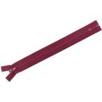 YKK フラットニットファスナー 20cm ワイン ※10本入り