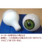 ビスクアイ グラスチック 淡緑16mm 白目部分含む UV ※人形の目