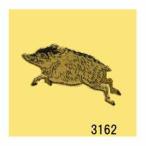 Yahoo! Yahoo!ショッピング(ヤフー ショッピング)蒔絵シール [No.3162] 猪 （亥）