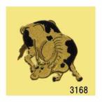 Yahoo! Yahoo!ショッピング(ヤフー ショッピング)蒔絵シール [No.3168] 牛 （丑）