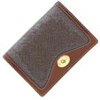  Dior футляр для визитных карточек Brown PVC кожа б/у чехол для пропуска бизнес Logo Vintage Old женский мужской 