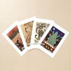 ショッピング韓国 インテリア 韓国インテリア飾り用民画カード2(1枚) 横長25cm・17cm