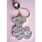 Yahoo! Yahoo!ショッピング(ヤフー ショッピング)ネックレス ベア キラキラ光る ラインストーン 熊の首飾り クマさんのパーティアクセサリー メール便