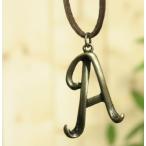 Yahoo! Yahoo!ショッピング(ヤフー ショッピング)ネックレス ペンダント 革紐 イニシャルA 山ガール アウトドア ファッション