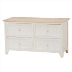 ローチェスト 収納家具 MCH-5278NAW 4934257227018 ホワイト 代引き不可 主材：桐材