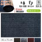 玄関マット 滑り止め 吸水 除塵 防炎 Iron Horse Stripe 45x75cm おしゃれ 業務用