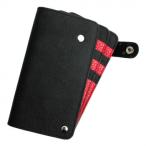 AWESOME(o- Sam ) скользящий футляр для карточек (20 шт. входит ) черный × красный SCC-16