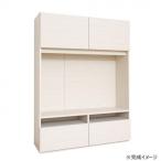 日本製組立家具 テレビボード CO-WS-1813TV 白木目(2梱包)