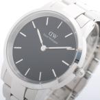 ショッピングダニエルウェリントン ダニエルウェリントン 腕時計 ICONIC LINK 40 シルバー DW00100342 ブラック