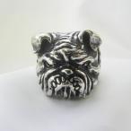 ブルドッグリングシルバーリングメンズリングハード系リング15〜28号メンズ...