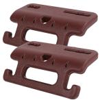 車 手すり フック 後部座席 持ち手 ヘッドレスト グリップ アシストグリップ ハンガー ヘッドレストグリップ 取り付け簡単 2個 セット ブラウン